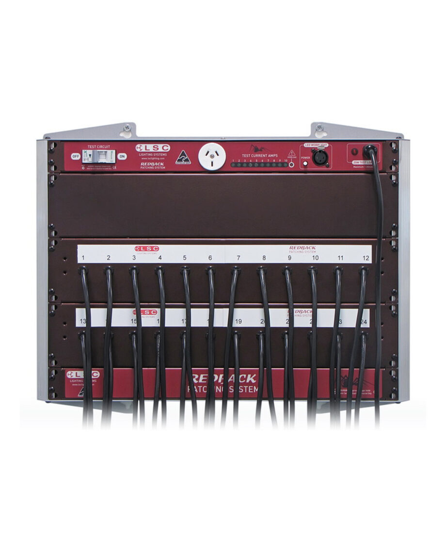 Lsc Redback Patch Bay Pre Wired Patch Optional Test Module