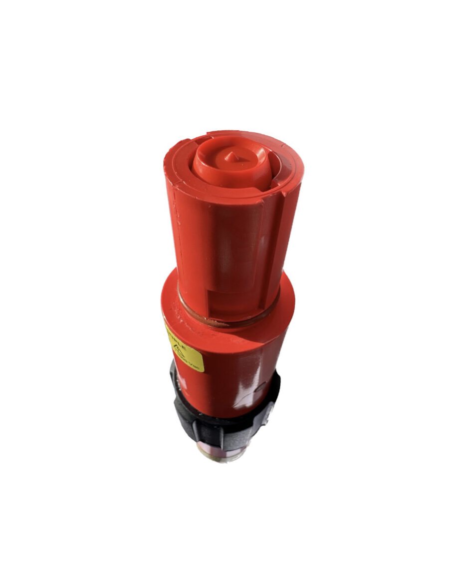 Powersafe 800a Drain coupler (powerlock & Veam Compatible) Red 2