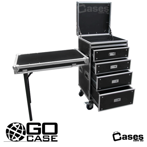 Production Flight Case 4 Drawers / Work Station GO4DRAWER-WS