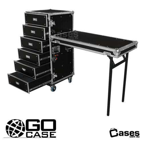 Production Flight Case 6 Drawers / Work Station GO6DRAWER-WS