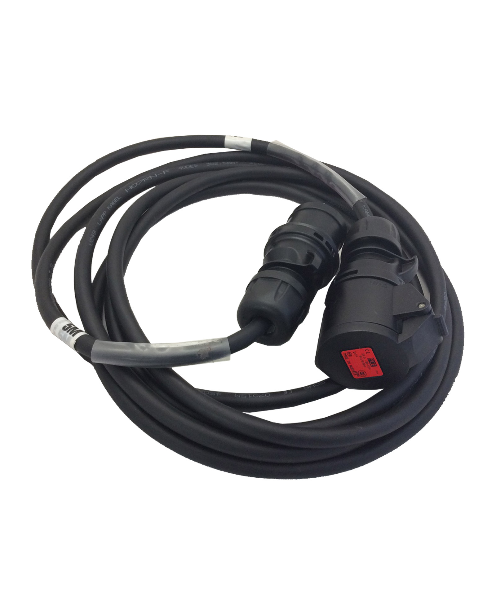 4 Pole Direct Control Motor Control Cable 1.5mm Black Cable & Connectors
