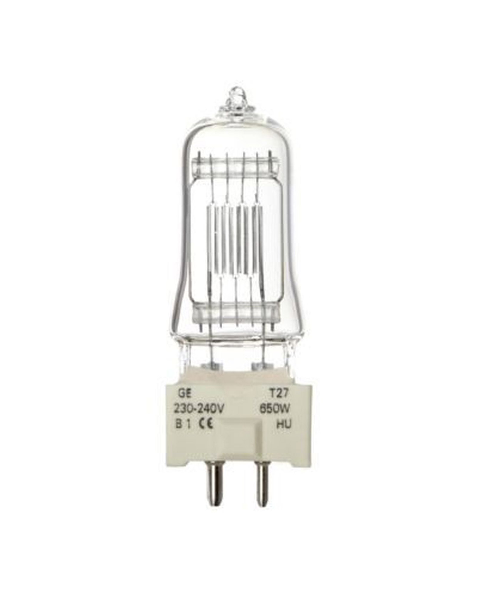 T27 Theatrical Lamp Ge 650w 88469 230v T27 Made By Ge    Ge 88469 230v 650 Watt 240v Gy9.5 Base