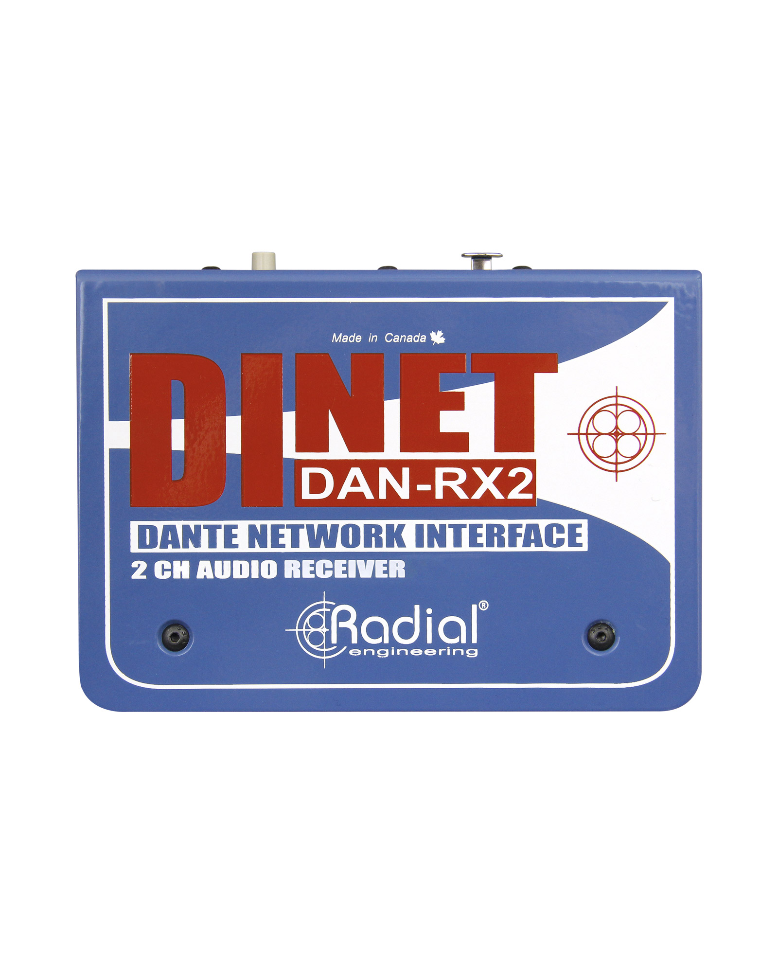 Radial Dinet Dan Rx2 2 Channel Dante Network Receiver 1