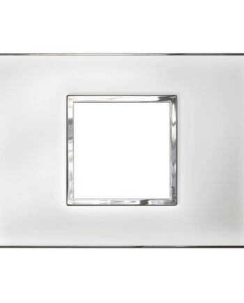 Legrand 575254 Arteor Plate 2x Sq Module Vert Mirror White