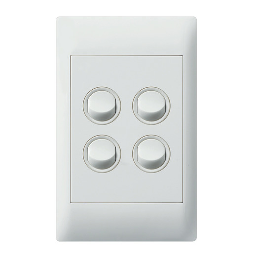 Legrand EC770/4WE Excel Life Common Switch 4Way 16A White