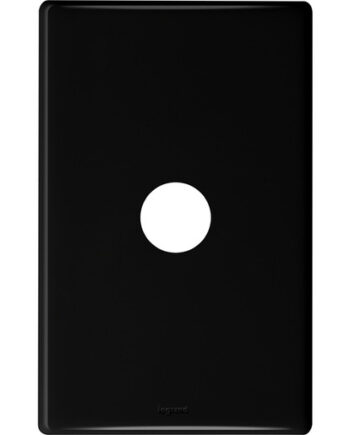 Legrand ED770/1PLBL Excel Life Dedicated Cover Plate 1Gang Black