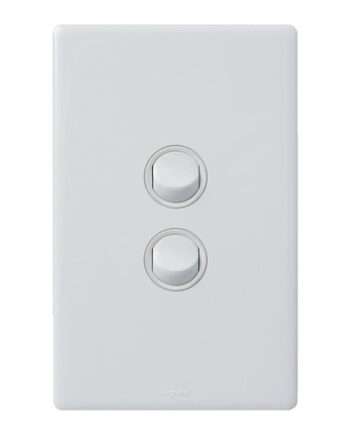 Legrand ED770/2WE Excel Life Dedicated Switch Double 16A White
