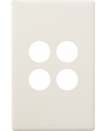 Legrand ED770/4PLWE Excel Life Dedicated Cover Plate 4Way White