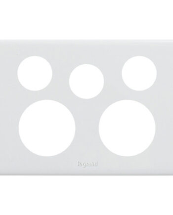 Legrand ED777XPLWE Excel Life Dedicated Cover Plate Sw Socket 1x White