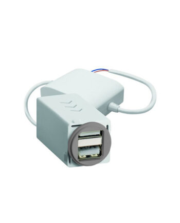 Legrand EMUSB2PSAUG Excel Life Dual USB Charger 2x 2.4A P/S Urban Grey