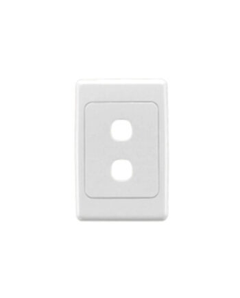 Clipsal 2032VH-WE 2000 Grid & Cover Plate 2Gang White