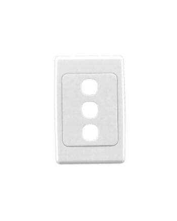Clipsal 2033VH-WE 2000 Grid & Cover Plate 3Gang White