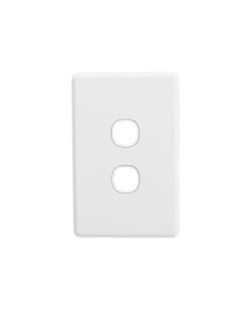 Clipsal C2032VH-WE Grid & Cover Plate 2Gang White