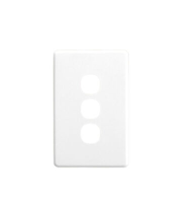 Clipsal C2033C-WE Switch Cover Plate 3Gang White