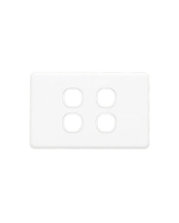 Clipsal C2034VH-WE Grid & Cover Plate 4Gang White