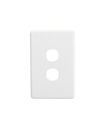 Clipsal C2032C-WE Switch Cover Plate 2Gang White