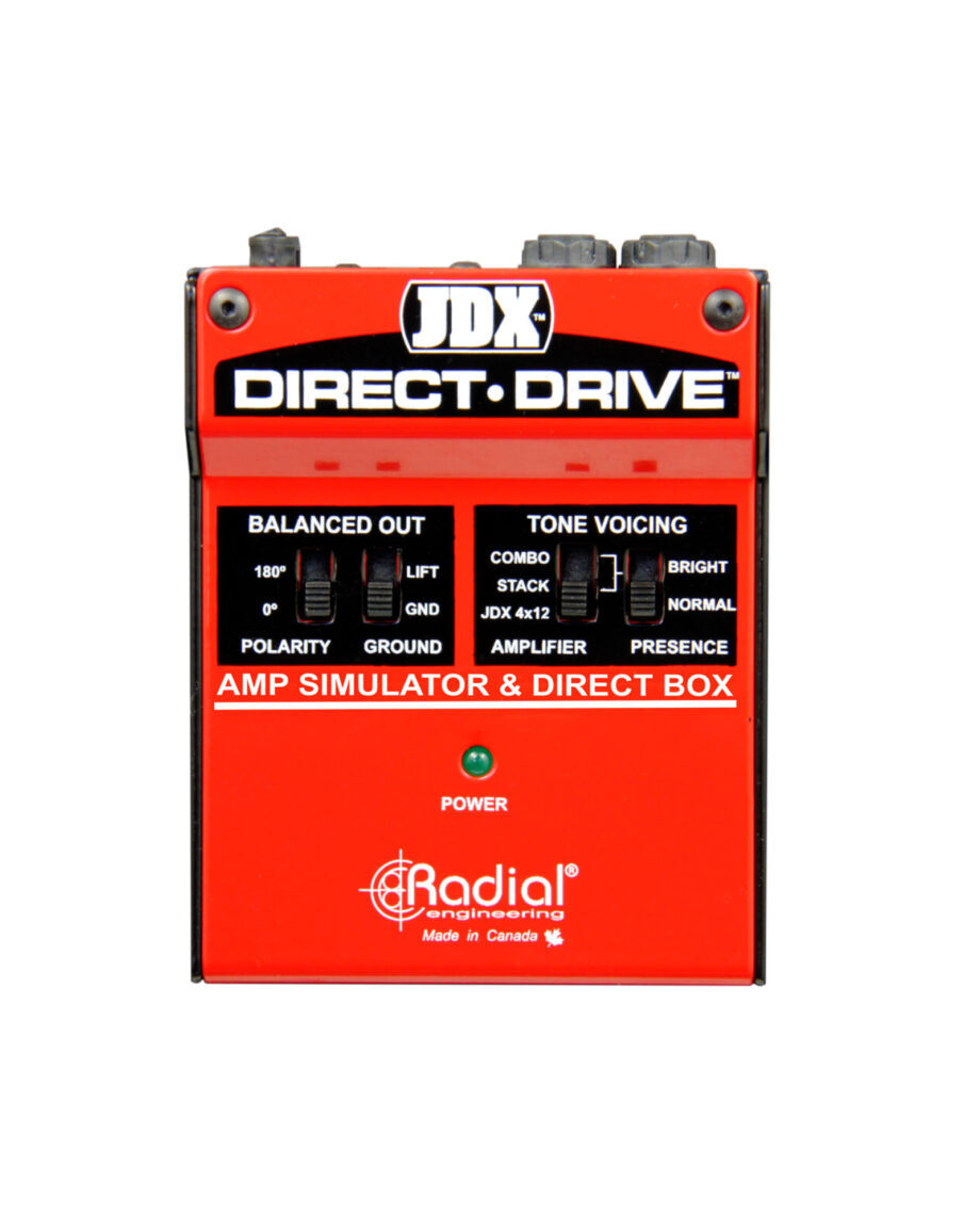Radial Jdx Direct Drive Amp Simulator & Di Box 3