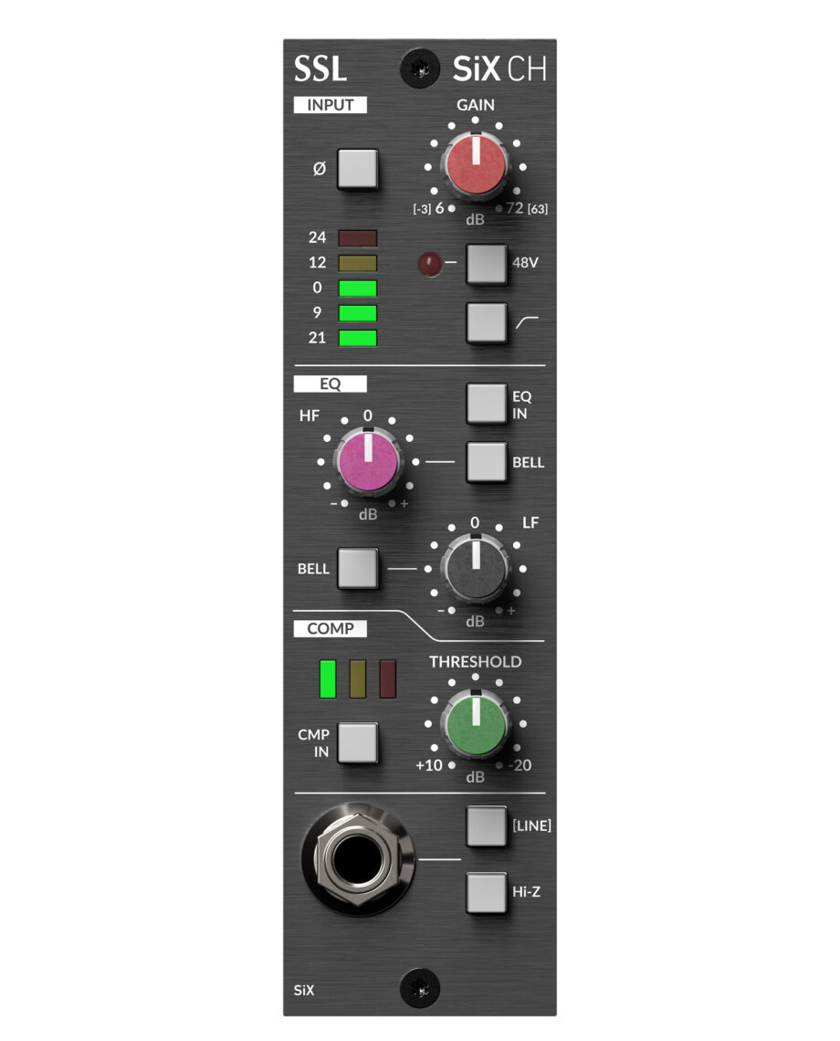 Solid State Logic Ssl Six Ch 500 Six Channel Strip For 500 1