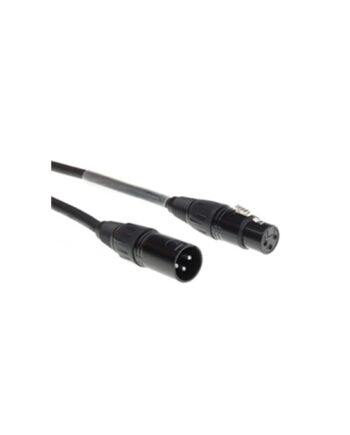 Admiral Staging Kcxa3z 3 Pin Dmx Cable Assembled Xlr .5m To 20 M Black 1