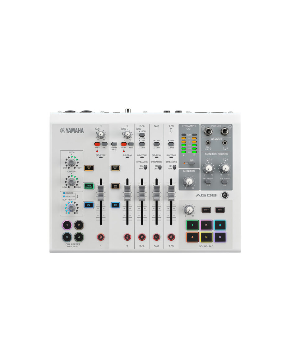 Yamaha Ag08 Live Streaming Mixer 6