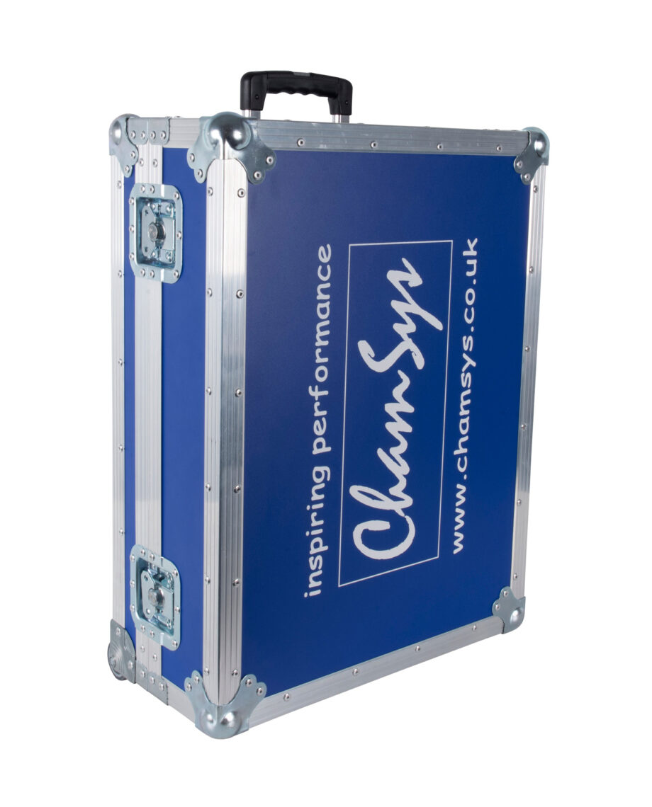Chamsys Flight Case For Magicq Mq80 Blue With Wheels 1